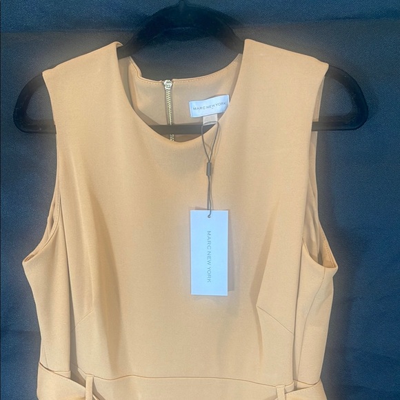 Marc New York Sleeveless Tan Midi Dress - Picture 4 of 11